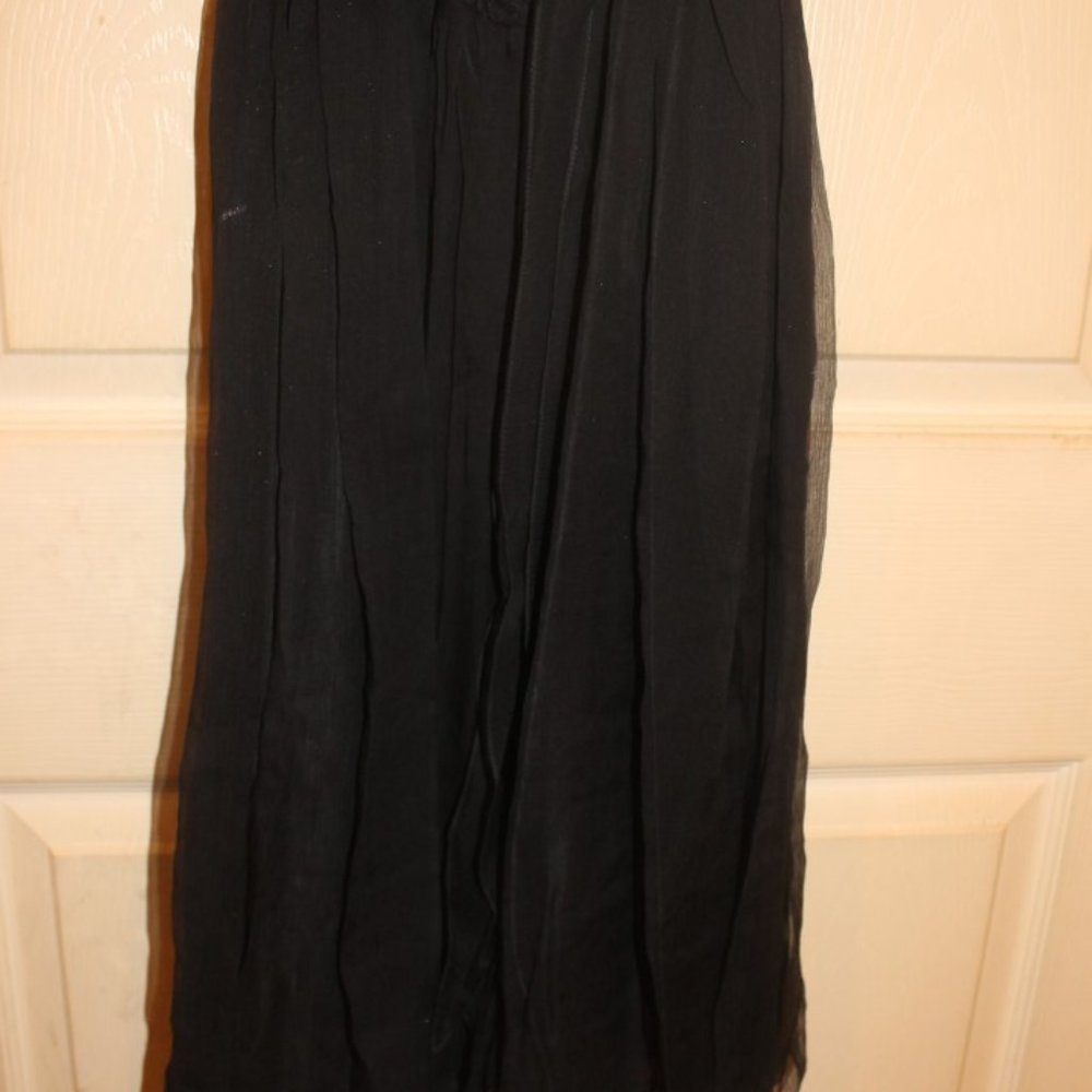 Dolce & Gabbana Black Nylon Evening Dress Sz 42 - Picture 3 of 11
